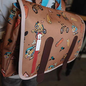 Рюкзак школьный Hello Hossy "School Mascots Ride", шоколадный микс